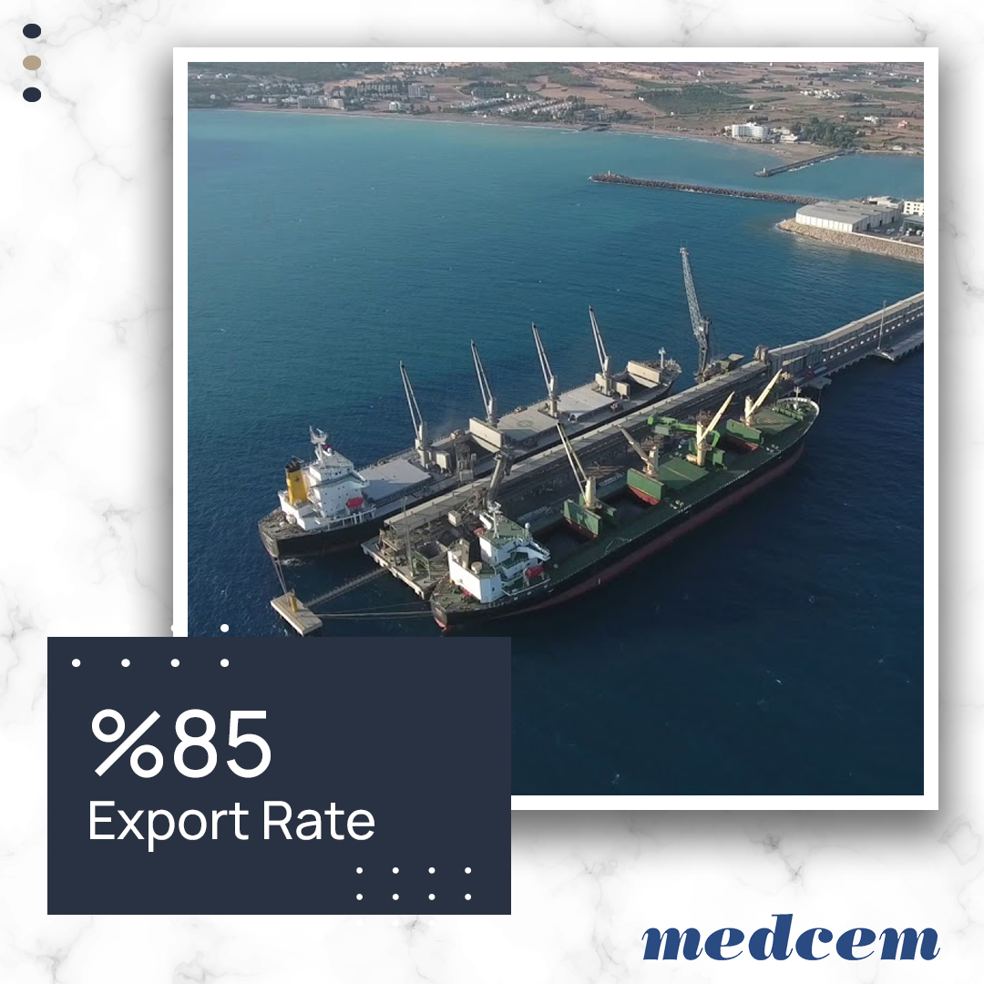 #MedcembyNumbers 85% Export Rate